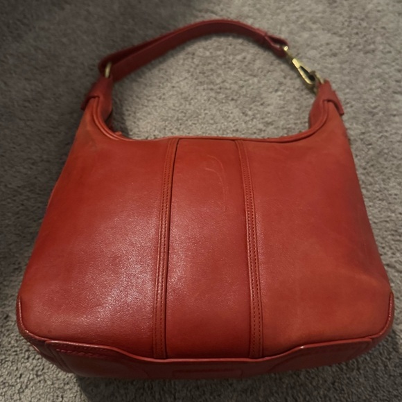 Coach Handbags - Vintage Coach-Beautiful red Vintage Coach leather bag